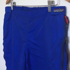 Patagonia Snow Pants - Large Fleece Lined with Velcro Waistband and Zip Sides